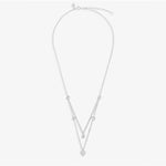 Lumia Hammered Heart Necklace | Silver Plated