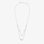 Lumia Linked Circles Necklace | Silver Plated