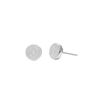 Mini Charms Coin Earrings | Silver Plated