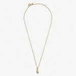 Mini Charms Feather Necklace | Gold Plated