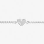 Mini Charms Heart Bracelet | Silver Plated
