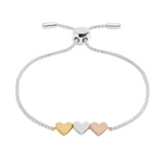 Mini Charms Hearts Bracelet | Gold, Silver & Rose Gold Plated