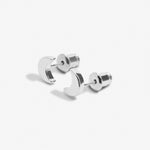 Mini Charms Moon Earrings | Silver Plated