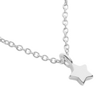 Mini Charms Star Necklace | Silver Plated
