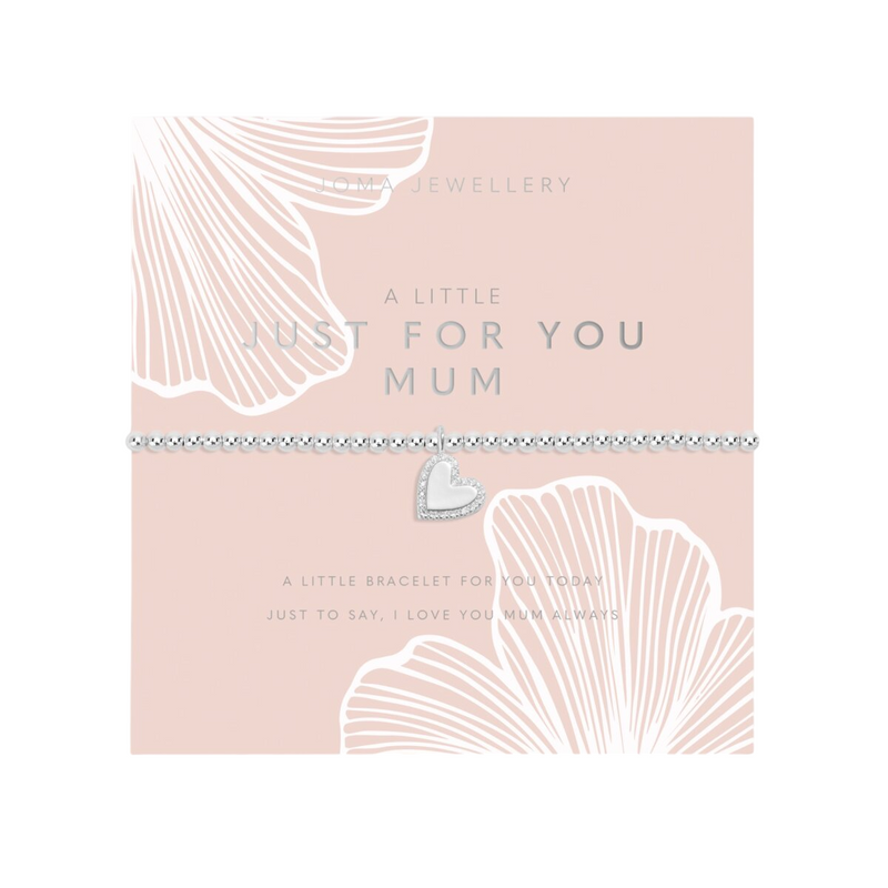 Mother's Day A Little 'Just For You Mum' Bracelet | Silver Plated
