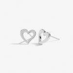 Mother's Day From the Heart Gift Box | 'Love You Mum' Earrings | Silver Plated