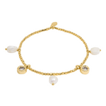 Solaria Baroque Pearl Bracelet | Gold Plated