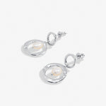 Solaria Baroque Pearl Hoop Earrings | Silver Plated