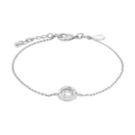Solaria CZ Bracelet | Silver Plated