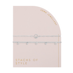 Stacks of Style Organic Shape Bracelets | Set of 2 | Silver Plated