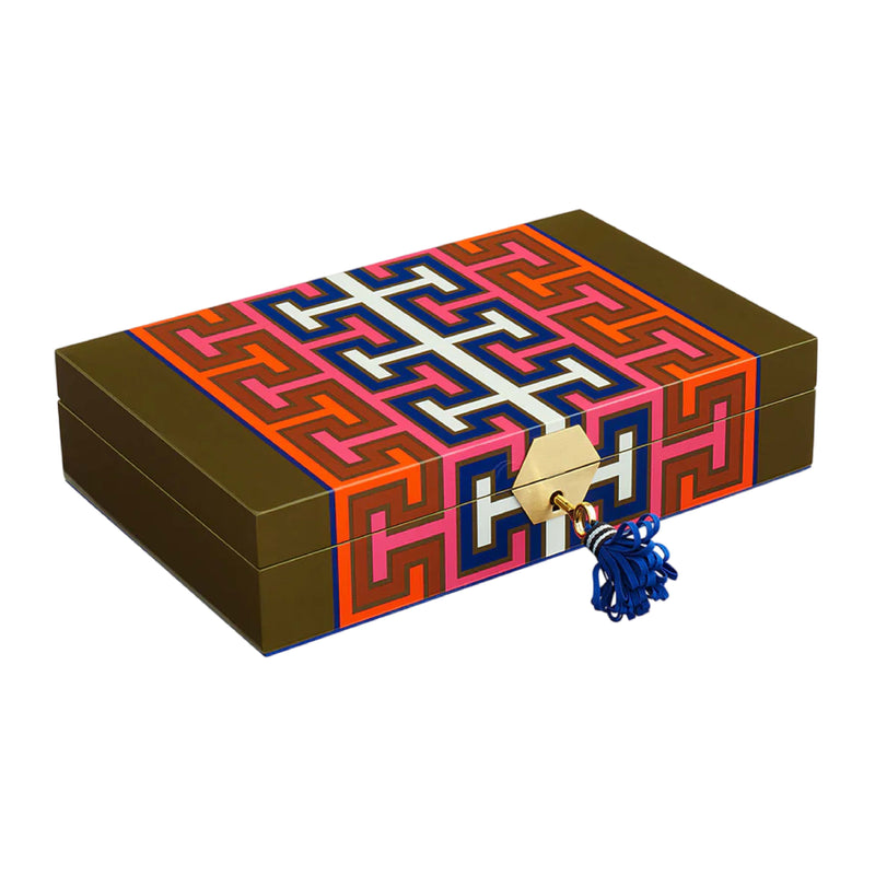 Madrid Lacquer Jewellery Box | 28cm