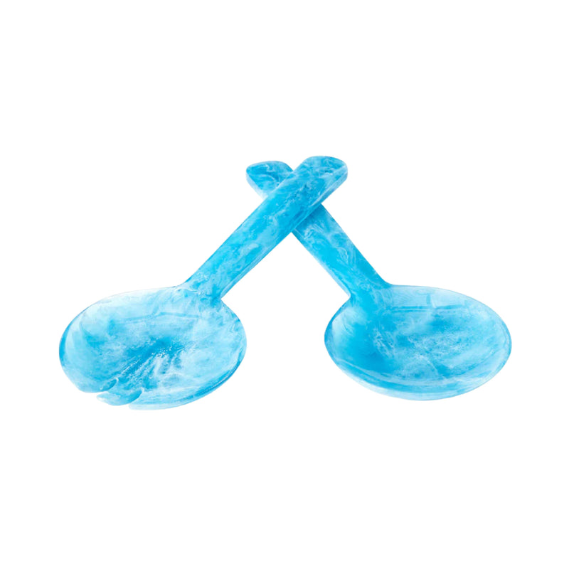 Mustique Salad Server Set | Blue | 2 Piece