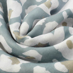 Abstract Floral Print Scarf | Grey