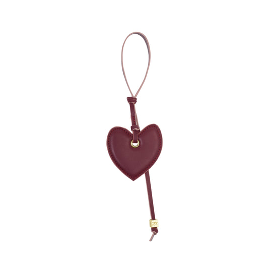 Amour Heart Bag Charm & Keyring | Cherry