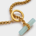 Azura T-Bar Bracelet | Gold Coated