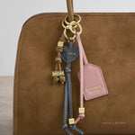 'Beautiful Friend' Sentiment Tag Keyring | Pink Heather