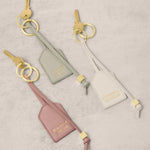 'Beautiful Friend' Sentiment Tag Keyring | Pink Heather