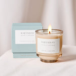 'Birthday' Sentiment Candle | Peach Rose & Sweet Mandarin