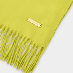 Blanket Scarf | Lime Green