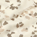 Blossom Print Scarf | Soft Tan & Mink