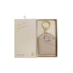 Boxed Mirror Keyring | You Look Fabulous | Light Taupe