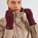 Boxed Soft Knit Gloves | Cherry
