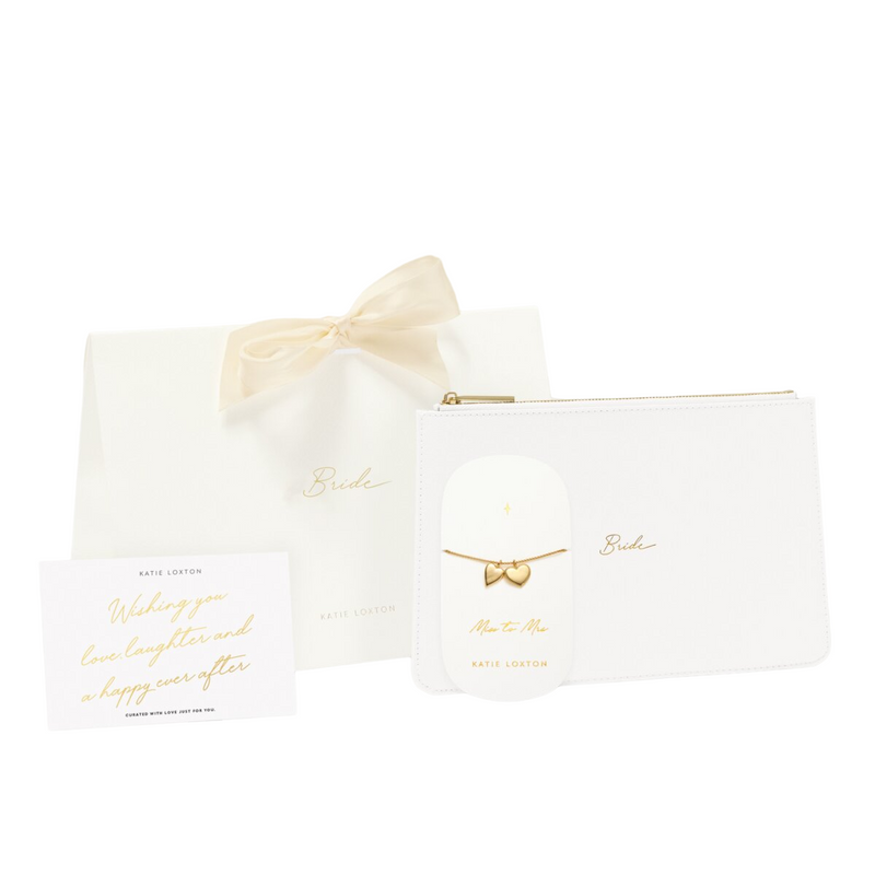 'Bride' Pouch & Bracelet Gift Set
