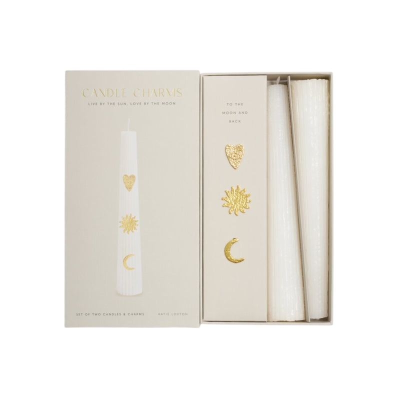 Candle Charm Gift Set | Moon & Sun | Oyster