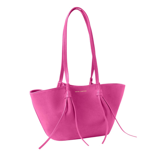 Celina Tote Bag | Magenta Suedette | Small
