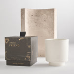 Ceramic Sentiment Candle | Fabulous Friend | Fresh Fig & Wild Freesia