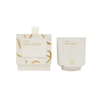 Ceramic Sentiment Candle | Happy Birthday | Blackberry Noir