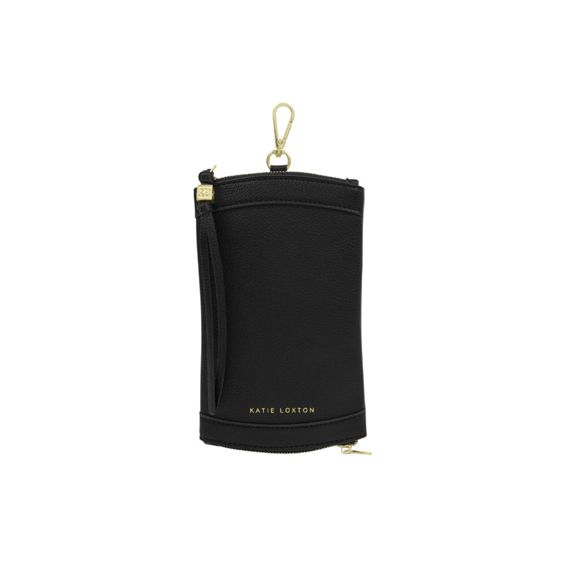 Clip-On Vegan Leather Sunglasses Case | Black