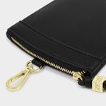 Clip-On Vegan Leather Sunglasses Case | Black