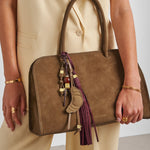 Croissant Bag Charm & Keyring | Caramel