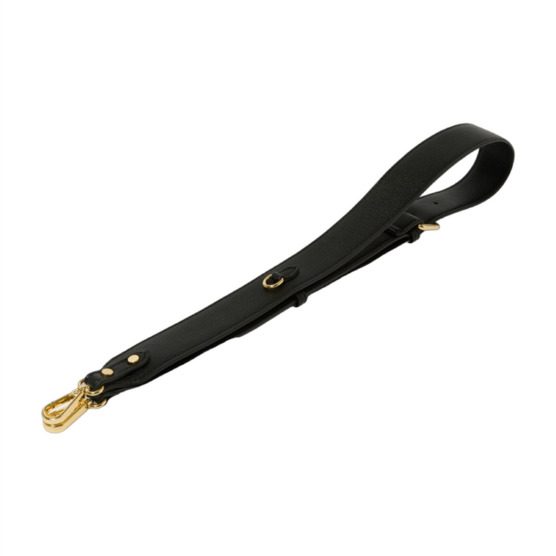 Detachable Vegan Leather Bag Strap | Black