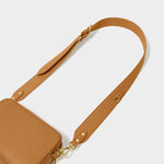 Detachable Vegan Leather Bag Strap | Tan