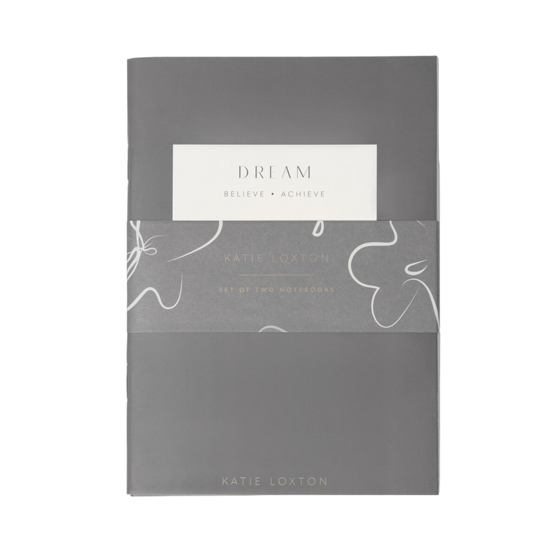 'Dream Believe Achieve' Notebooks | Set of 2