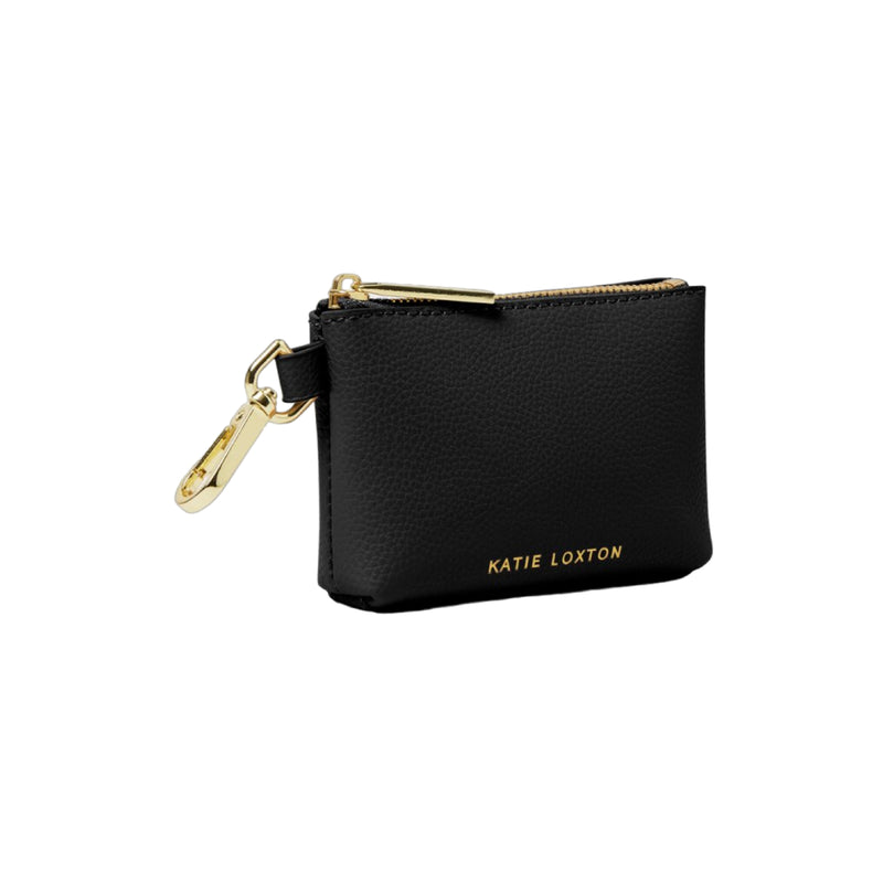 Evie Clip On Coin Purse | Black