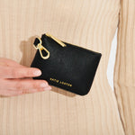 Evie Clip On Coin Purse | Black
