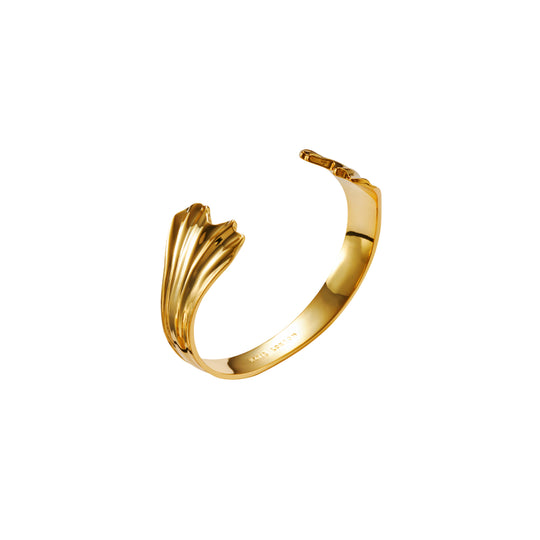 Floramour Waterproof Petal Bangle | Gold Coated