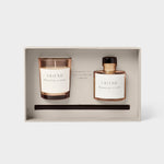 'Friend' Mini Votive & Reed Diffuser Gift Set | English Pear & White Tea