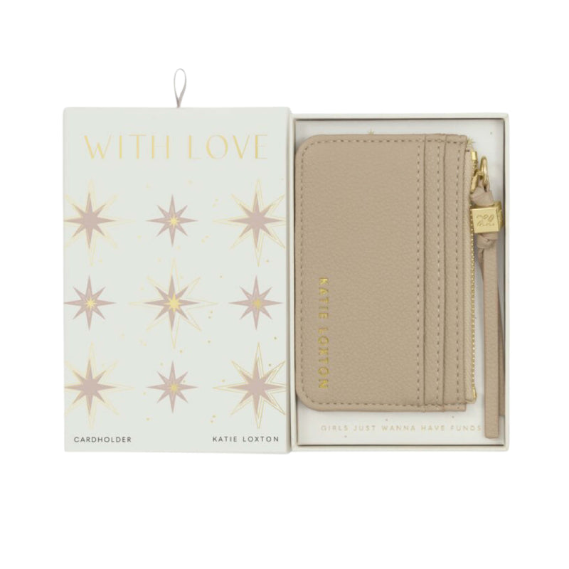 Gift Boxed Coin & Cardholder | Light Taupe
