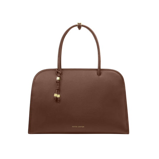 Hadley Shoulder Tote Bag | Dark Chocolate