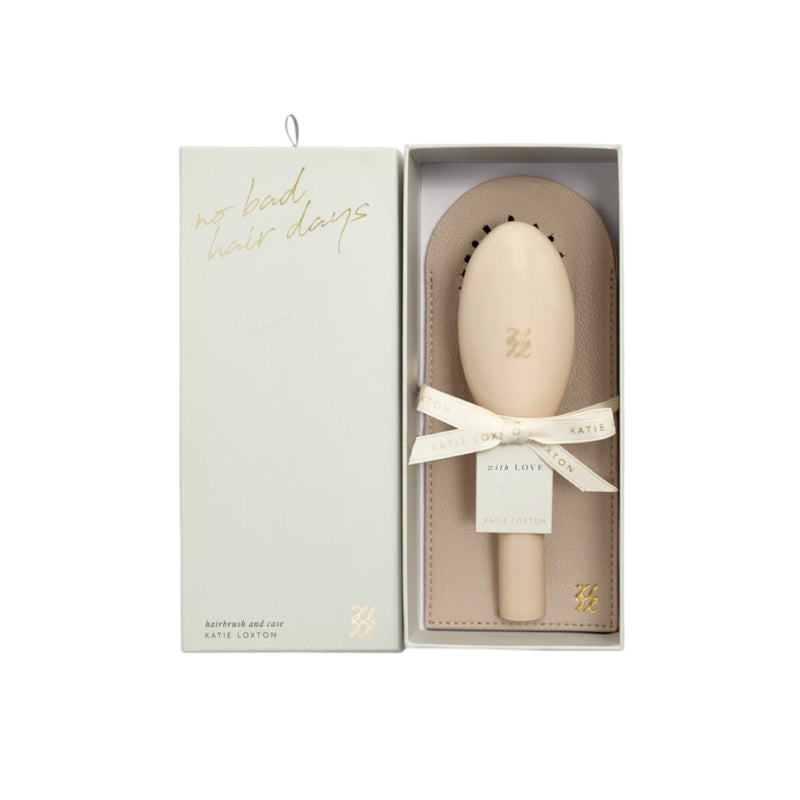 Hairbrush & Case Set | Light Taupe