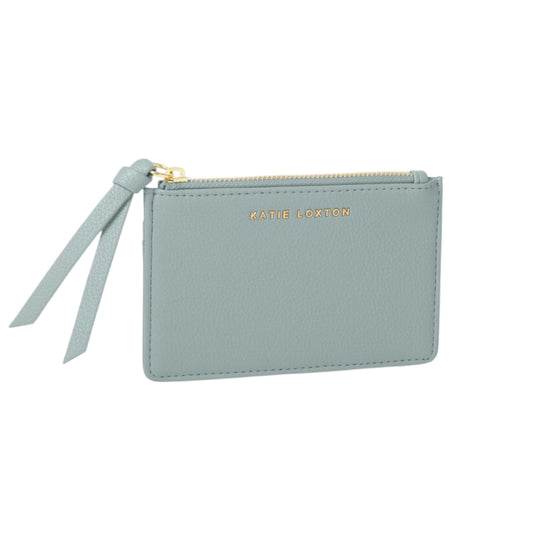 Hallie Coin & Card Holder | Duck Egg Blue