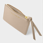 Hallie Coin & Card Holder | Light Taupe
