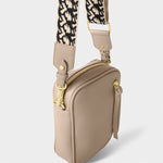 Hallie Crossbody Bag | Light Taupe | Small