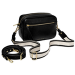 Hallie Double Strap Bag | Black
