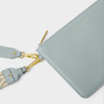 Hallie Wristlet Pouch | Duck Egg Blue