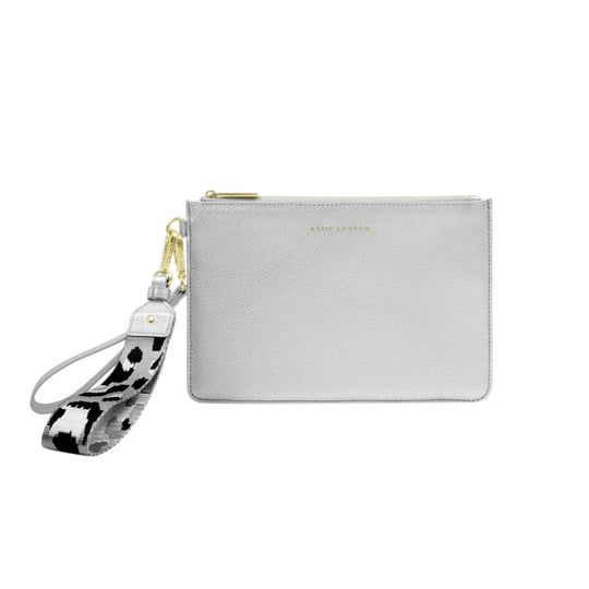 Hallie Wristlet Pouch | Silver